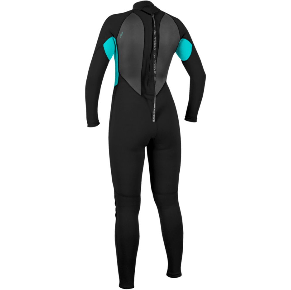 2026 O'Neill Da Donna Reactor-2 3/2mm Back Zip Muta 5042B - Black / Lt Aqua